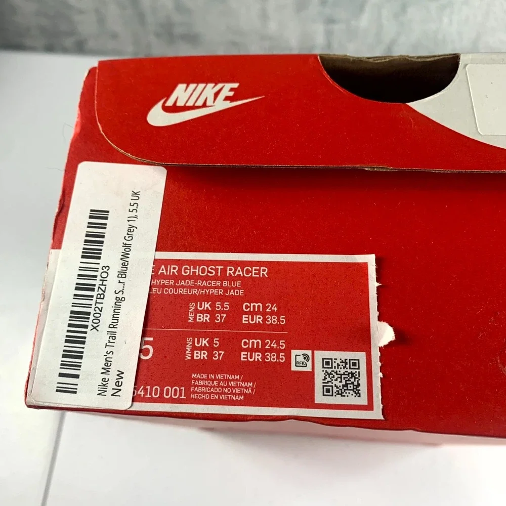 Nike Air‎ Ghost Racer AT5410-001 Sneakers Men's 6 Blue Hyper Jade Running Shoes